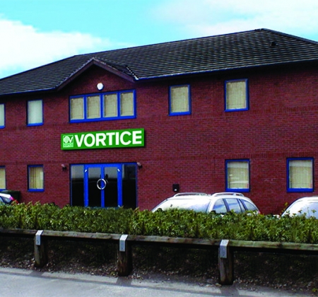 Vortice LTD открывает филиал в Англии в Восточном Мидленде